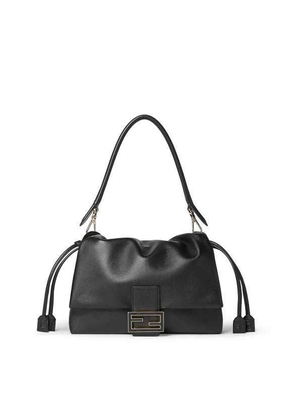 FENDI: bowling bags - Medium Size Baguette Mamma Bag