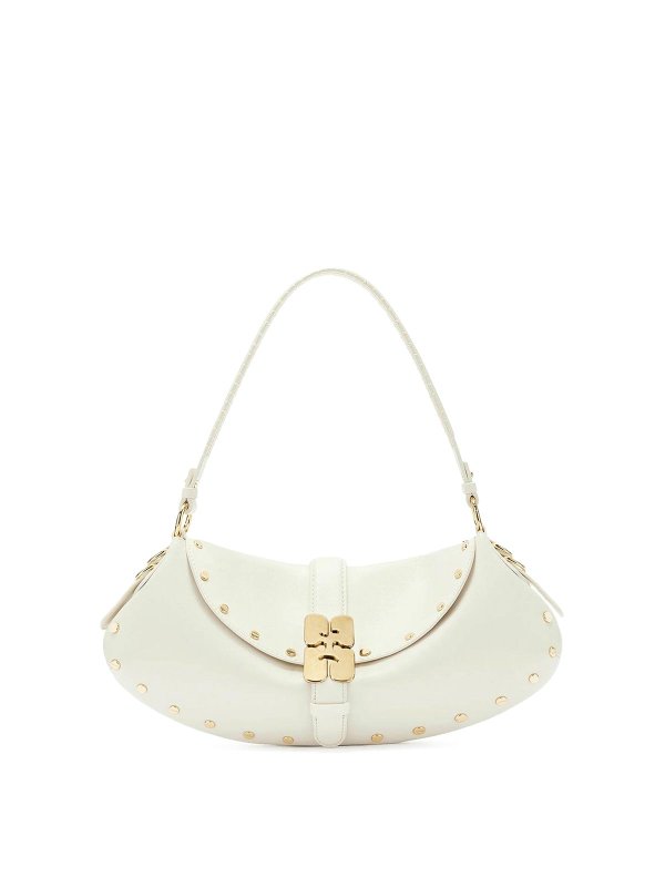 GANNI: Handtaschen - Shopper - Nude