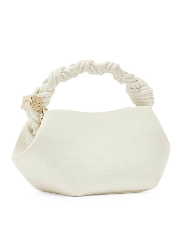 GANNI: Handtaschen online - Shopper - Nude