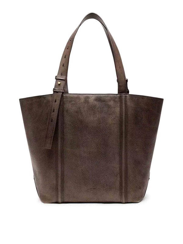 GOLDEN GOOSE: totes bags - 24/7 East West Bag In Distressed Leather