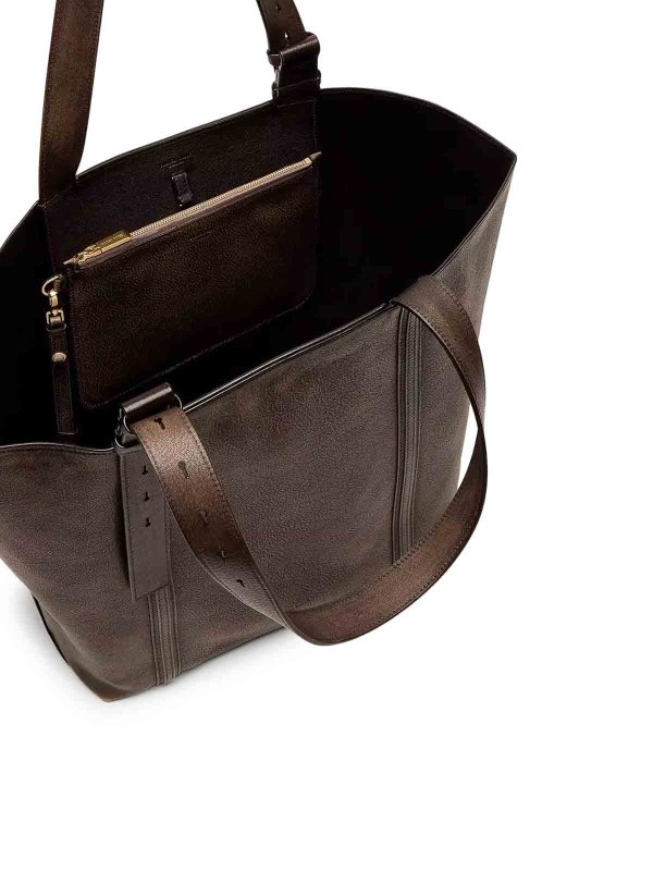 GOLDEN GOOSE buy online 24/7 East West Bag In Distressed Leather