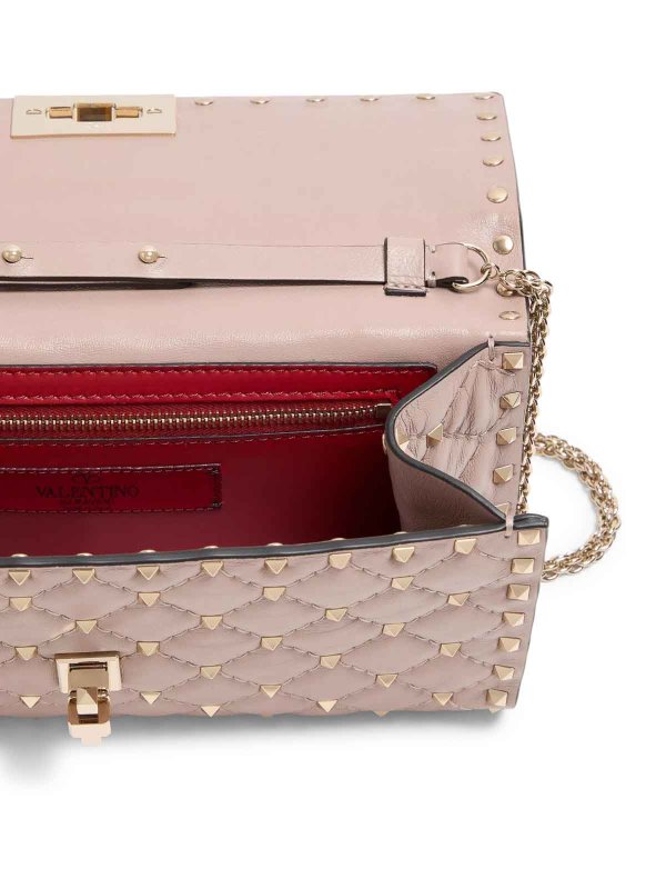 The Best Shops VALENTINO GARAVANI: Rockstud Spike Nappa Shoulder Bag