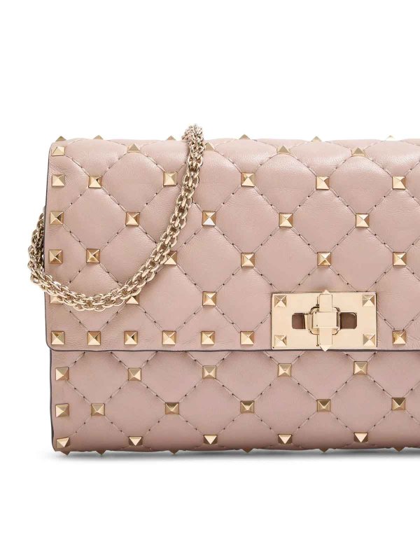 shoulder bags shop online Rockstud Spike Nappa Shoulder Bag