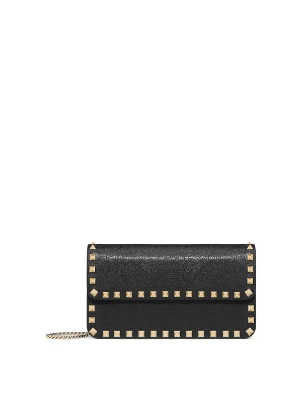 VALENTINO GARAVANI: pochette - Pochette Rockstud Con Catena