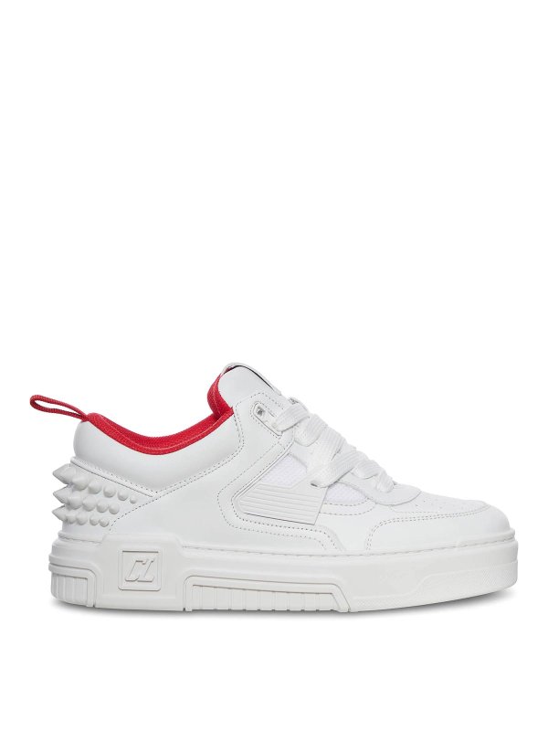 CHRISTIAN LOUBOUTIN: Chaussures de sport - Baskets - Blanc