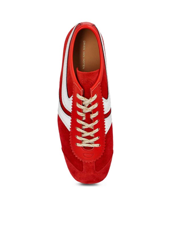 スニーカー - 赤 shop online: DRIES VAN NOTEN