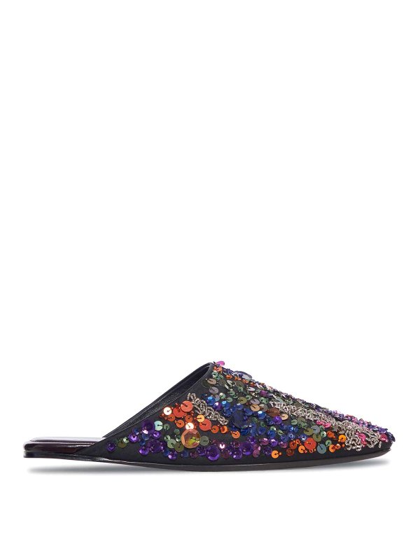 DRIES VAN NOTEN: ミュール - ミュール - マルチカラー