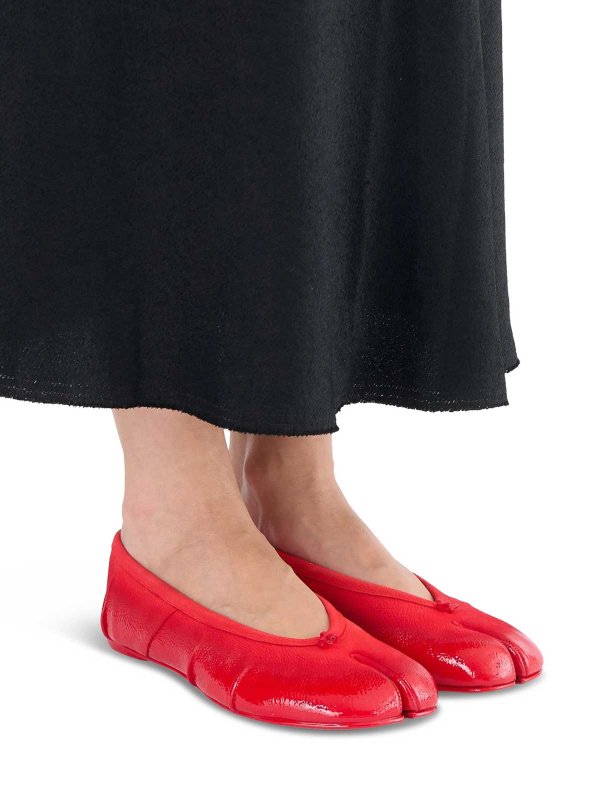Maison Margiela: フラットシューズ online - フラットシューズ - 赤