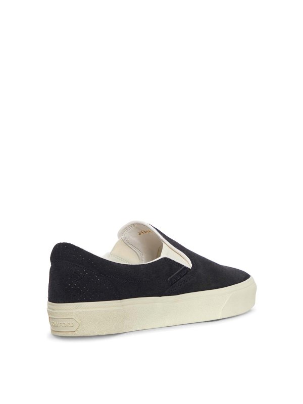 The Best Shops TOM FORD: trainers - Jude Slip-On Sneakers In Perforated Suede