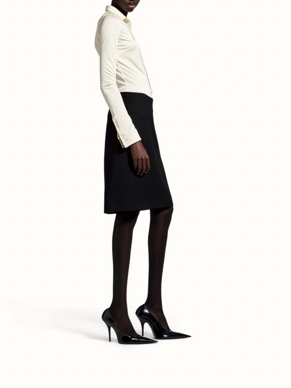 The Best Shops BALENCIAGA: Knielange und Midi Röcke - Midirock - Schwarz