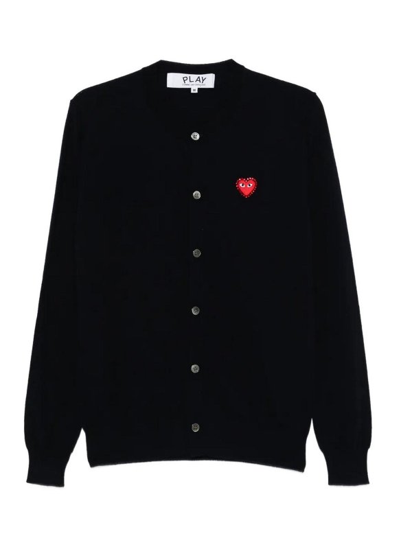 COMME DES GARCONS: カーディガン - カーディガン - 黒