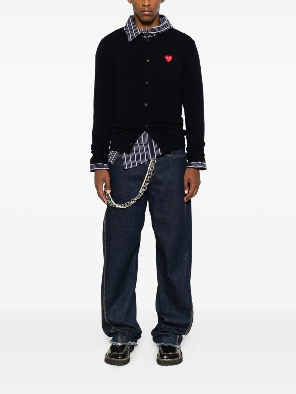 COMME DES GARCONS: カーディガン online - カーディガン - 黒
