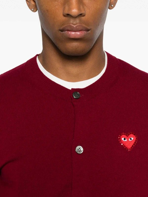 COMME DES GARCONS buy online カーディガン - 赤