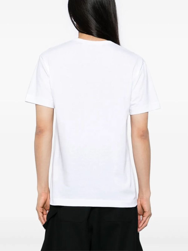 Tシャツ - 白 shop online: COMME DES GARCONS