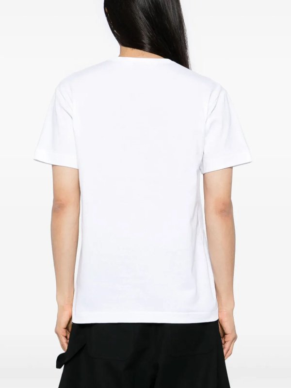 Tシャツ - 白 shop online: COMME DES GARCONS