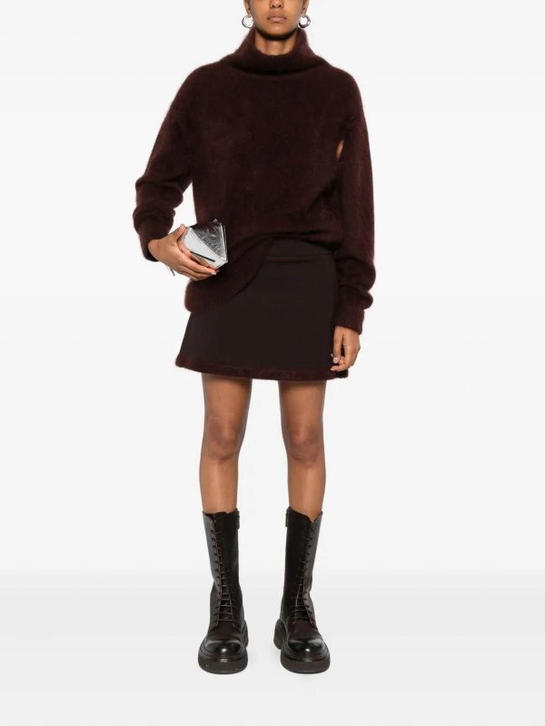 DOROTHEE SCHUMACHER: クルーネック online - クルーネック - ブラウン