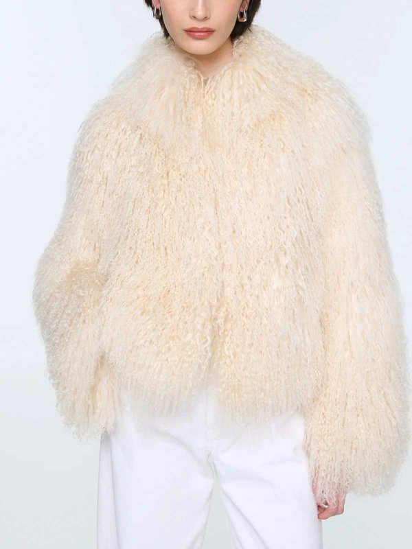DUCIE: Fur & Shearling Coats online - Rochelle Shearling Coat