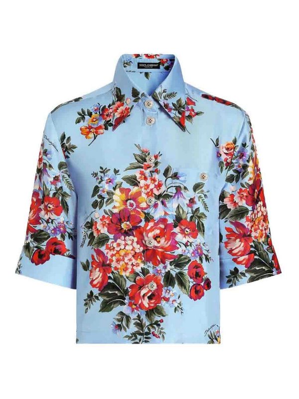 DOLCE & GABBANA: camicie - Camicia di seta