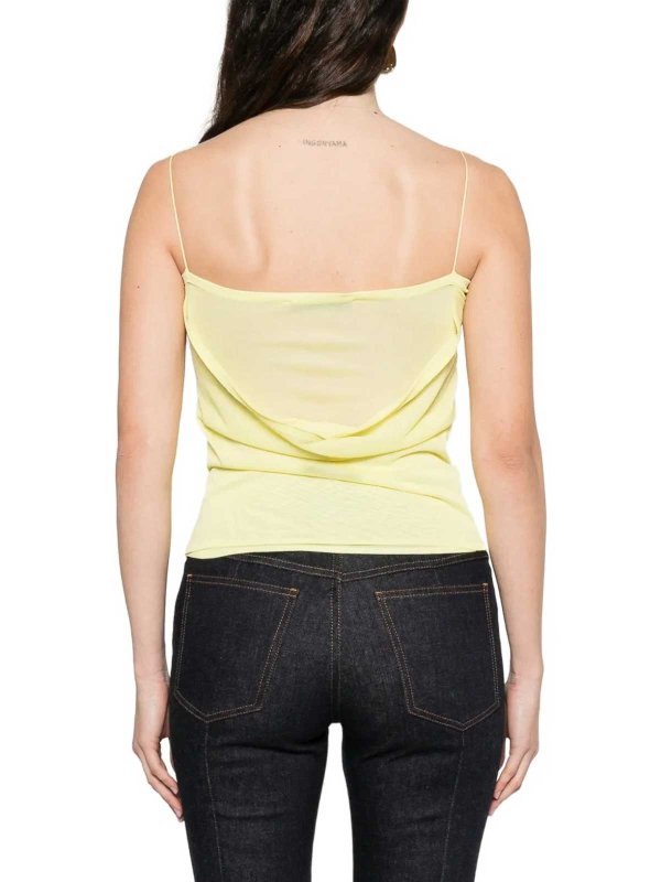 トップ/タンクトップ - イエロー shop online: JACQUEMUS