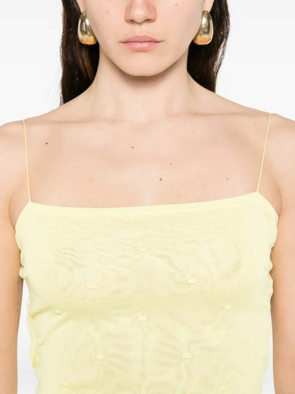 JACQUEMUS buy online トップ/タンクトップ - イエロー