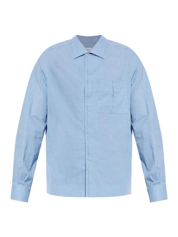 Maison Margiela: Hemden - Hemd - Blau