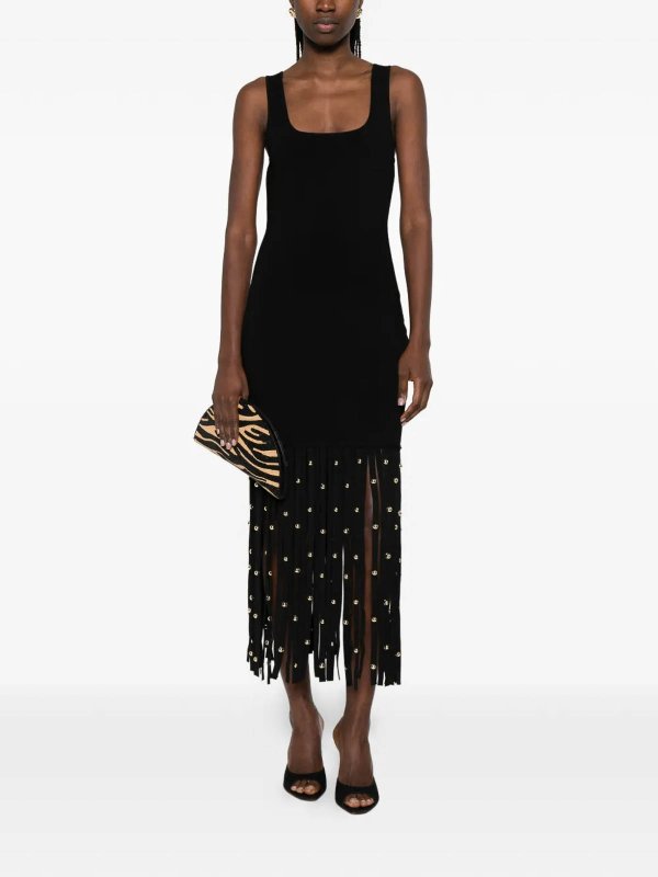 JONATHAN SIMKHAI: Robe longueur genou online - Robe Au Genou - Noir