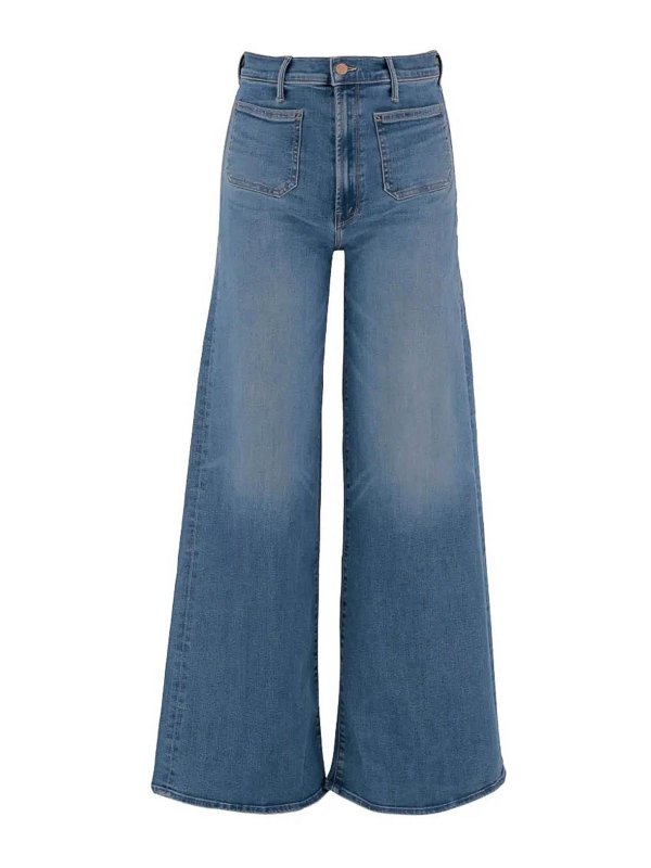 MOTHER: straight leg jeans - The Patch Pocket Undercover