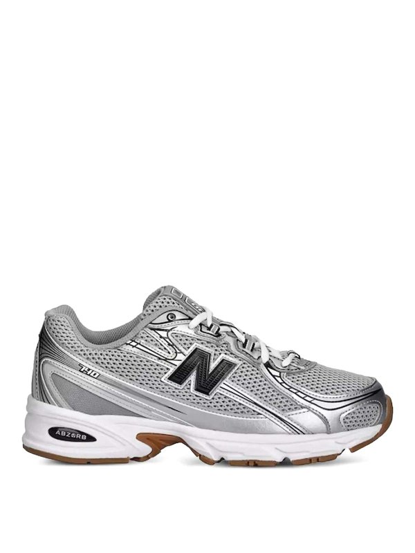 NEW BALANCE: Chaussures de sport - Baskets - Argent