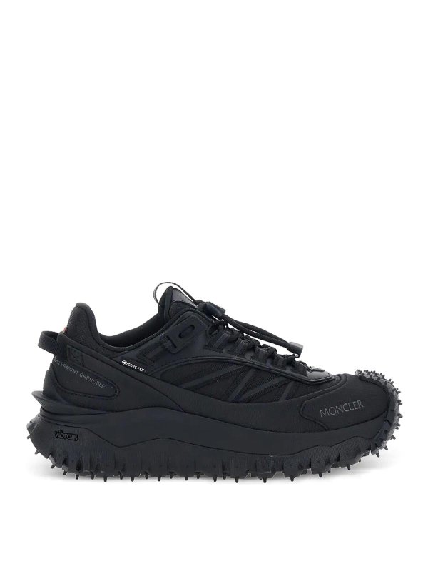 MONCLER: Chaussures de sport - Baskets - Noir