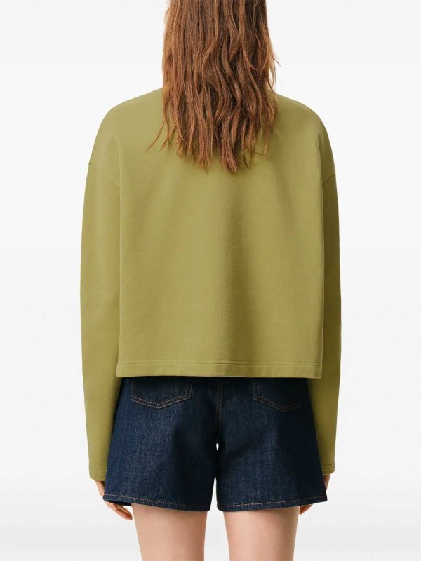 Sweatshirt - Grün shop online: AMI PARIS