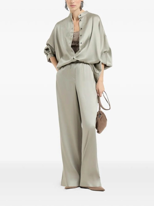 BRUNELLO CUCINELLI: カジュアルトラウザー online - カジュアルパンツ - 緑