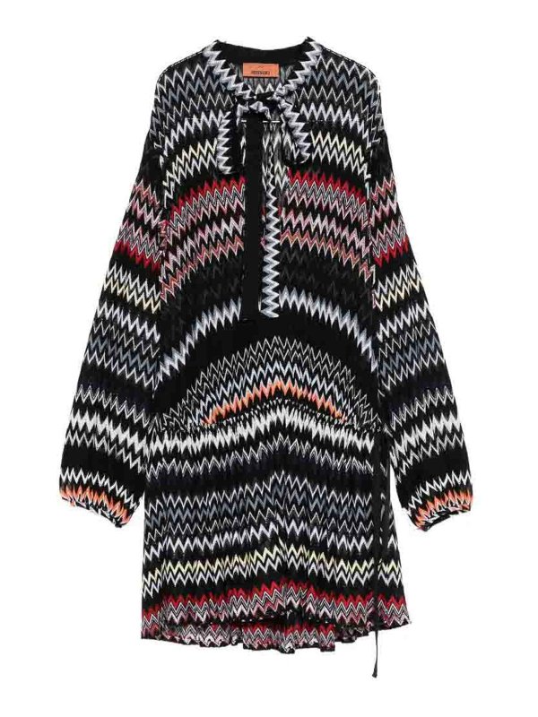 MISSONI: short dresses - Zig Zag Mini Dress