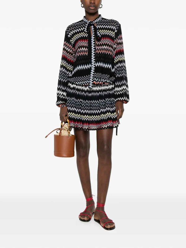MISSONI: short dresses online - Zig Zag Mini Dress