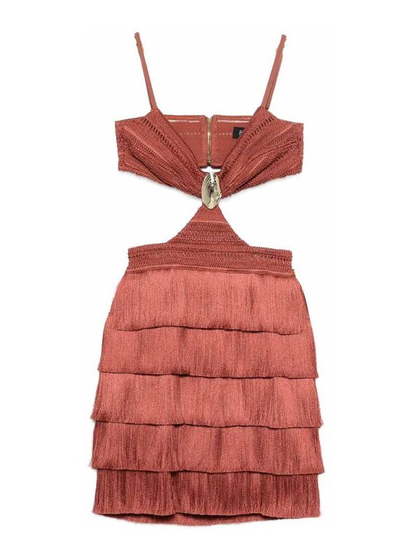 PATBO: Robes courtes - Robe Courte - Marron