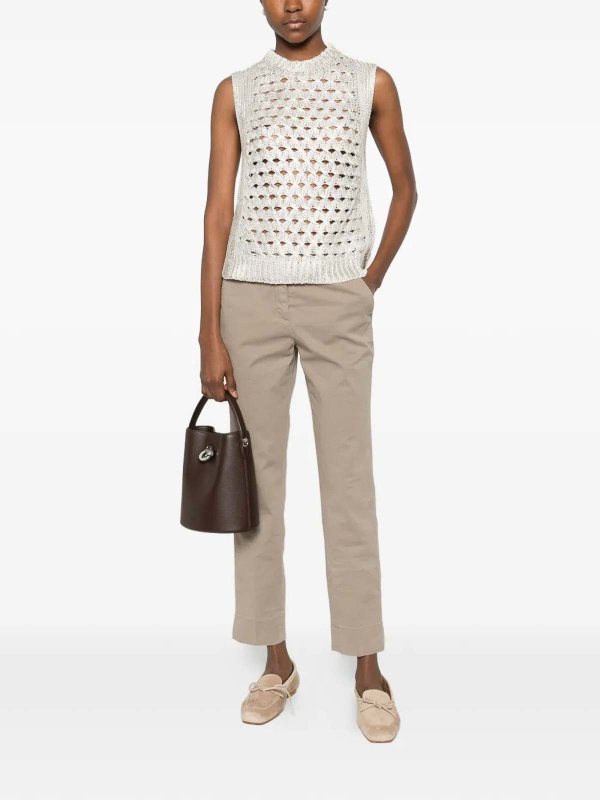 The Best Shops PESERICO: Tops y camisetas sin mangas - Top - Blanco