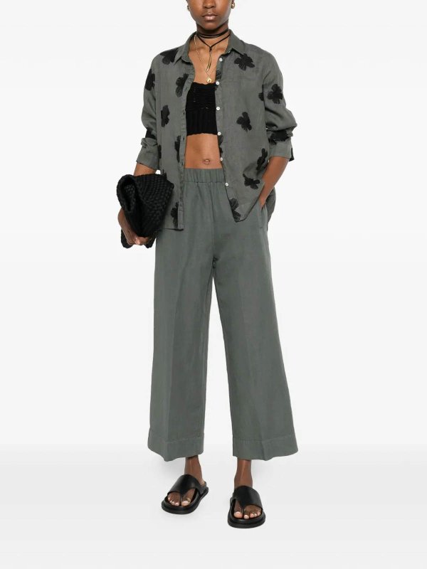 ROSSO35: Pantalons casual online - Pantalons Décontractés - Vert