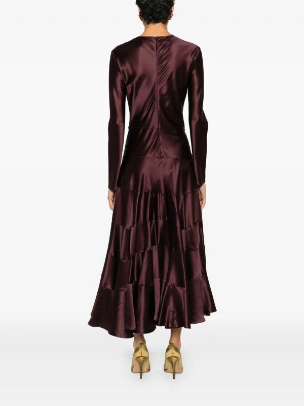 Knielanges Kleid - Nude shop online: TORY BURCH