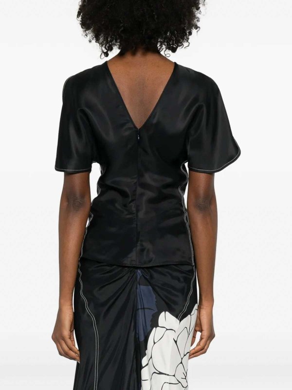 Camicetta stampata shop online: VICTORIA BECKHAM