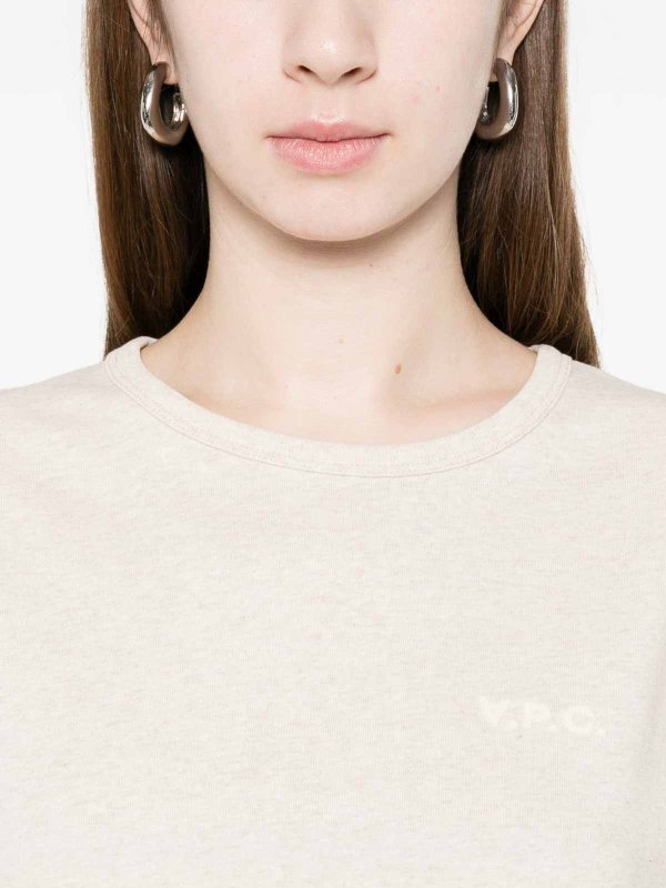 A.P.C.: t-shirts online - Round Neck T-Shirt