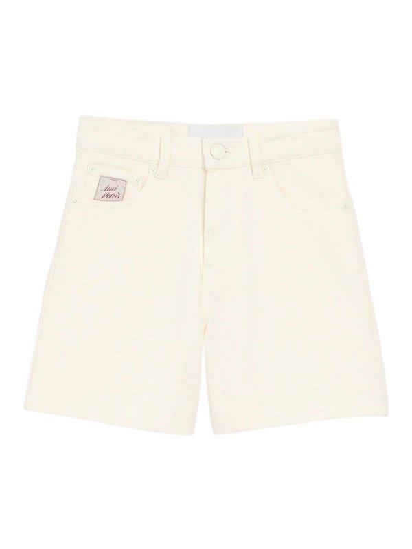 AMI PARIS: Shorts - Short - Blanc
