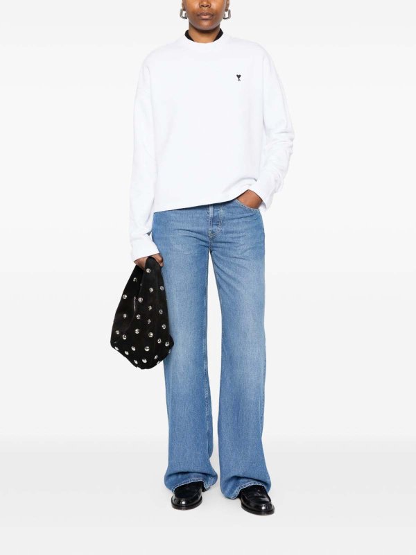 The Best Shops AMI PARIS: Sweatshirts & Pulls - Sweat-Shirts - Blanc