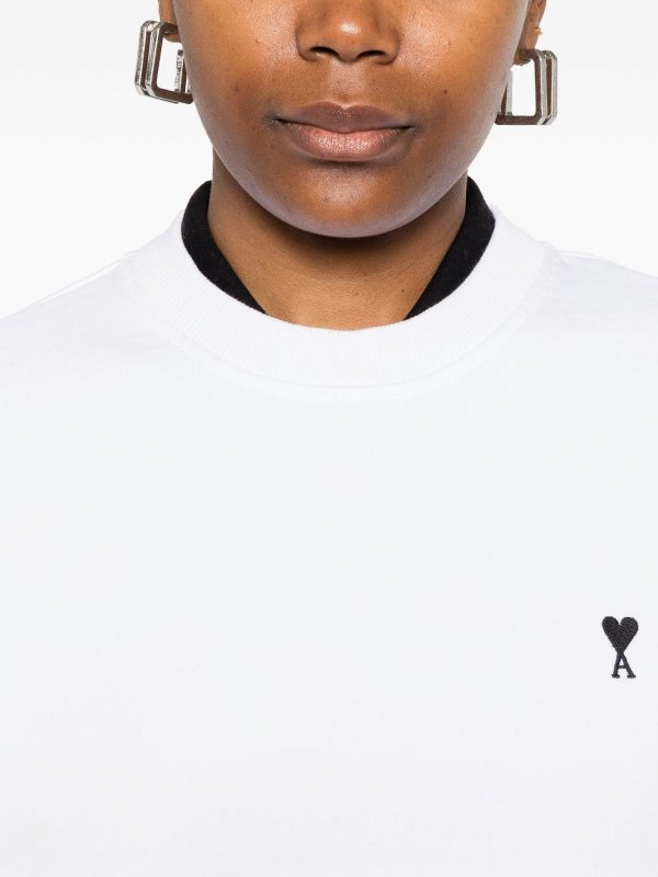 Sweat-Shirts - Blanc Replica 
online: AMI PARIS