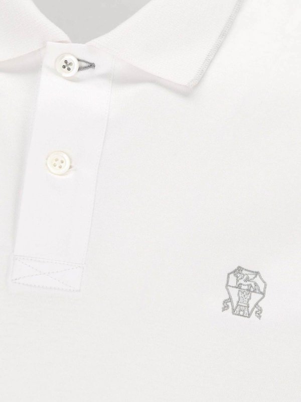 Poloshirt - Weiß Replica 
online: BRUNELLO CUCINELLI