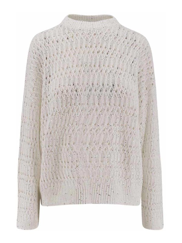 BRUNELLO CUCINELLI: Pull col rond - Pull Col Rond - Beige