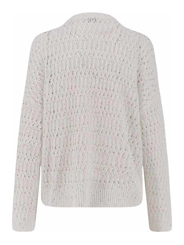 BRUNELLO CUCINELLI: Pull col rond online - Pull Col Rond - Beige
