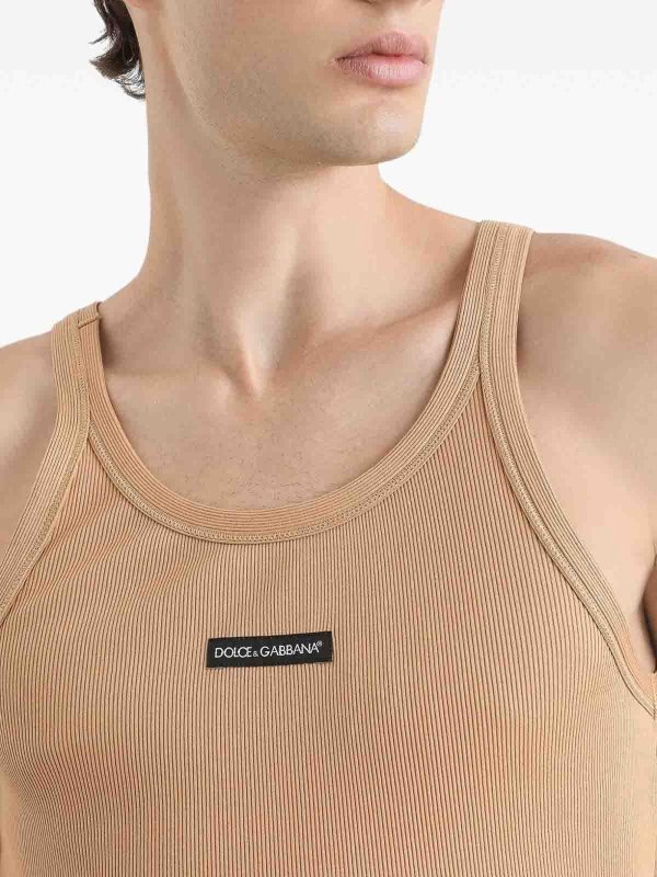 DOLCE & GABBANA buy online トップ/タンクトップ - ベージュ