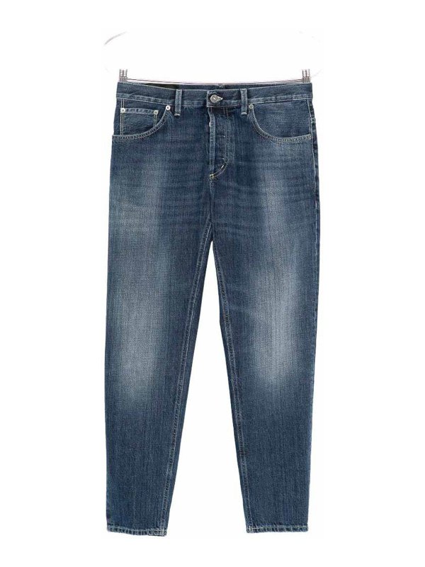 DONDUP: jeans dritti, a sigaretta - Jeans Blu