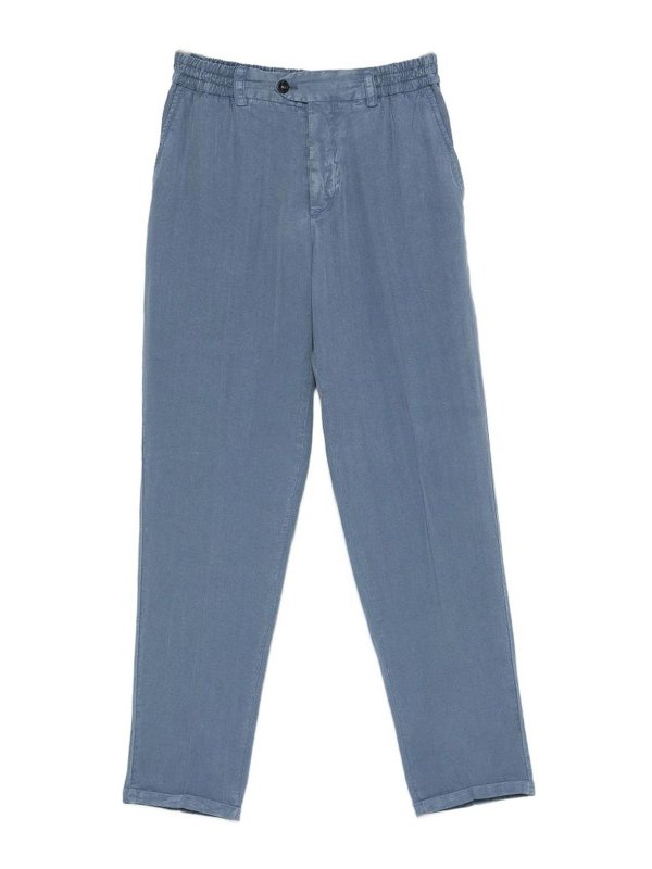 PT TORINO: Casual Hosen - Casual Hose - Blau