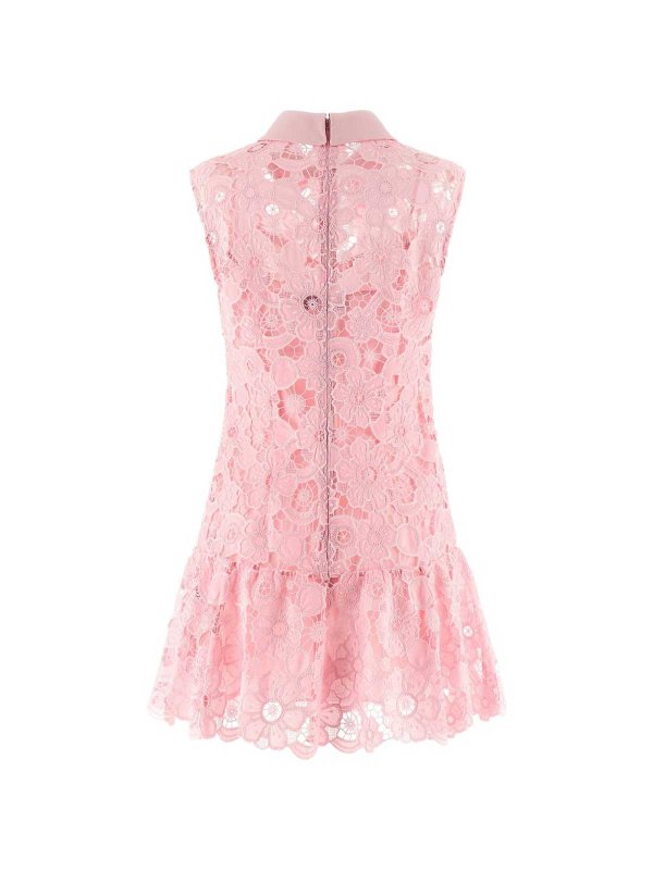 The Best Shops Self Portrait: ニーレングスドレス - 膝丈ドレス - ヌードカラー