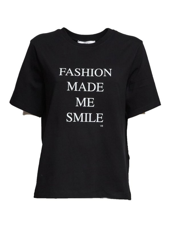 VICTORIA BECKHAM: T-shirts - T-Shirt - Schwarz
